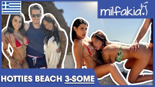 Rosa Rozita & Sofia Pavlidi love to eat some dick & pussy! MILFAKIA