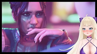 ah. le classic.  Panam Palmer handjob hentai Cyberpunk rule 34