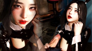 Crazy! Handjob of a pretty Korean girl(手コキ)