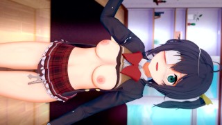 RIKKA TAKANASHI FIRST TIME ANAL SEX  CHUUNIBYOU HENTAI