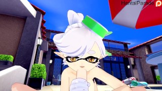Marie 获得 Creampied Splatoon 动漫未经审查