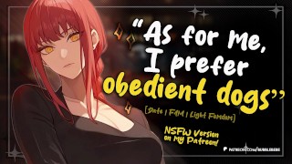 [F4M系列]约会后,你和Makima被困在电梯里( 宠物游戏 |女性主导 ) 音频 RP