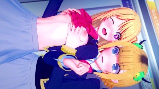 与 RUBY HOSHINO 和 MEM-CHO  OSHI NO KO HENTAI 的激烈性爱合辑未经审查