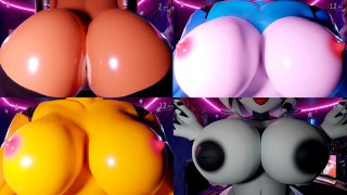 FNAF 电子动画汇编 |动漫3D 2中的五夜