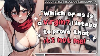 Hentai joi - 三笠一直想在训练营做爱......