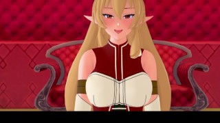 3D/动漫/无尽,Mushoku Tensei 失业轮回:Elinalise Dragonroad 真的很爱鸡巴!