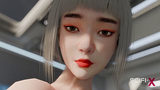 Capsule Secrets – Young Beauty Akari Fucked Hard in the Cold Sci-Fi Research Facility