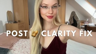 How to deal with Post Nut Clarity  (CEI)
