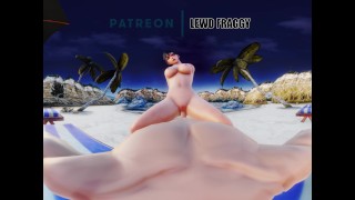 Dead Or Alive - Nyotengu 海滩女牛仔 [5K VR HENTAI]