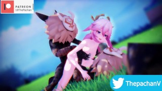 Yae Miko X mitachurl and hilichurl public version