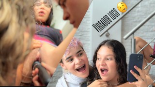 哎呀! Rommie 强迫她的朋友用振动器犯罪