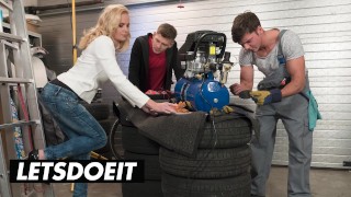 Busty Czech MILF Klara Gets DP From Stepson - LETSDOEIT