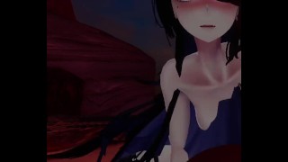VR Goth GF 用她的阴户狠狠地操你,直到你在里面射精