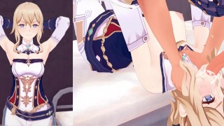 VR 360 4K Jean Genshin Impact 深喉和传教士