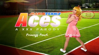 金发少女莉莉·贝尔 饰 PRINCESS PEACH 想成为 MARIO TENNIS ACE VR 色情片