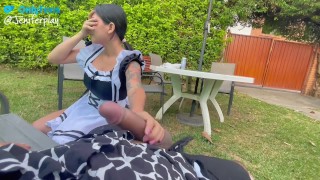La empleada de casa se quiere comer la verga del patrón - jeniferplay xxx porno