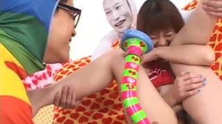 字幕 ENF CMNF 日本振动器与 Miyuki Hourai 一起玩