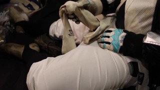 激汚いサカストで噴水射精する野球球児