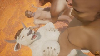 野生动物塔利毛茸茸他妈的群交