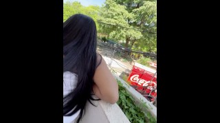 Hoy me tocó hotel gratis jeje, un rapidín en el balcón con el de la recepción del hotel