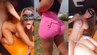 Miami Latina小姐Lexa在劳斯莱斯Cully-Teddy Tarantino中被捡起并性交