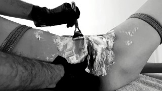 金克托伯第 15 天 - 剃须金克: 绑她, 剃她, 让她喷: Bdsmlovers91