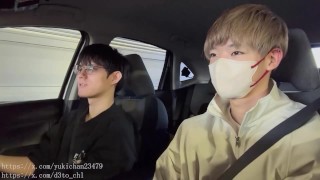 ドライブ中ラブホ寄ってハメた