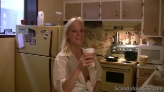 Playing with your GFs nipples in close up POV