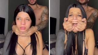 7天顺从训练!第 6 天:我无法呼吸!DogStyle 的呼吸控制和中出!