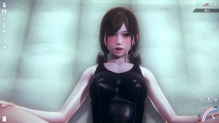 女学生日本泳装