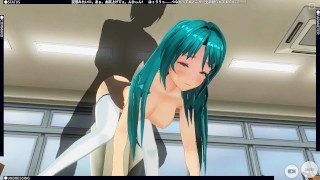 3D HENTAI  女学生第一次搞砸在的屁股