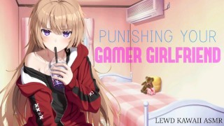Spanking Your Gamer Girlfriend For Raging (英语 ASMR) (Sound Porn)