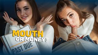 债务4k。邋遢的口活和甜蜜的屄来偿还债务