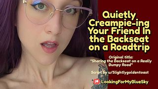 在公路旅行中悄悄地内射你的朋友坐在后座 [假小子] [公共性]