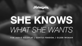 年长的主导女人准确地告诉你她喜欢什么 (F4M) (温柔的调教) (音频角色扮演) (ASMR)