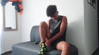 在健身后按摩我的脚?