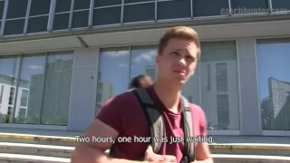 捷克猎人 363 - 肌肉发达的大学乔克为了现金而生穿他的屁股