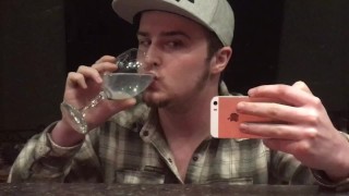 喝我的精液!多次连续性高潮,独奏 Cumslut 精子鸡尾酒!