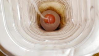 【既婚リーマン】体内に中出しする時はどんな感じなのか?既婚リーマンが喘ぎながら再現してみました!!大量射精!!