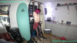 绑起来吊起来,毁了性高潮,Femboy在束缚中挤奶