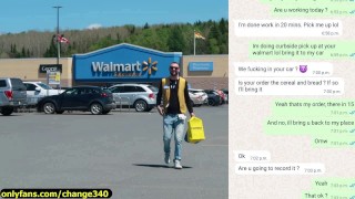 沃尔玛员工下班后被接走,在我身上疯了