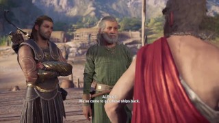 希腊铆钉在长矛周围摆动 36