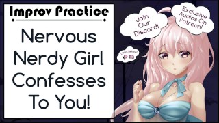 紧张的书女孩向你表白!健康