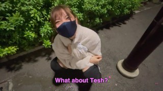 可愛い女子大生が野外露出で恥じらい丸見え放尿!超リアルなプライベートSEXでたっぷり中出しRYO&YUU素人カップル/歳の差/10代/スタイル抜群/美少女/English subtitles