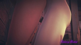 最终幻想 XIV Hentai - Fran 在酒吧里被搞砸了