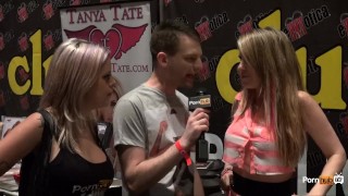 PornhubTV 与 Courtney Cummz 在 eXXXotica 2013