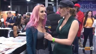PornhubTV Lexi Belle 在 eXXXotica 2012 上的采访