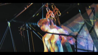 俄罗斯的疯狂 shibari 秀 - 纹身女孩 - 束缚秀