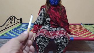 My Beautiful Pakistani Maid Fucked House owner-Clear Hindi Conversation