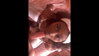 POV Swapping Blowjobs - Vanniall Gets A HUGE Facial and Cum in Her Mouth